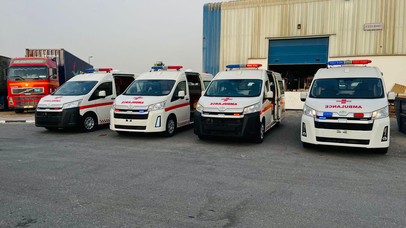 Toyota Hiace High Roof Ambulance – Diesel & Gasoline Options